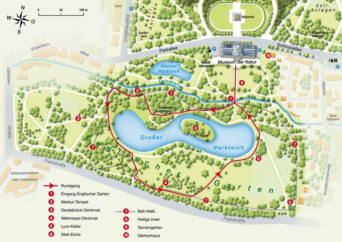 ನಕ್ಷೆ englischer garten